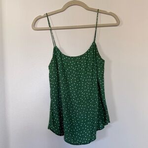Reformation Green Camisole